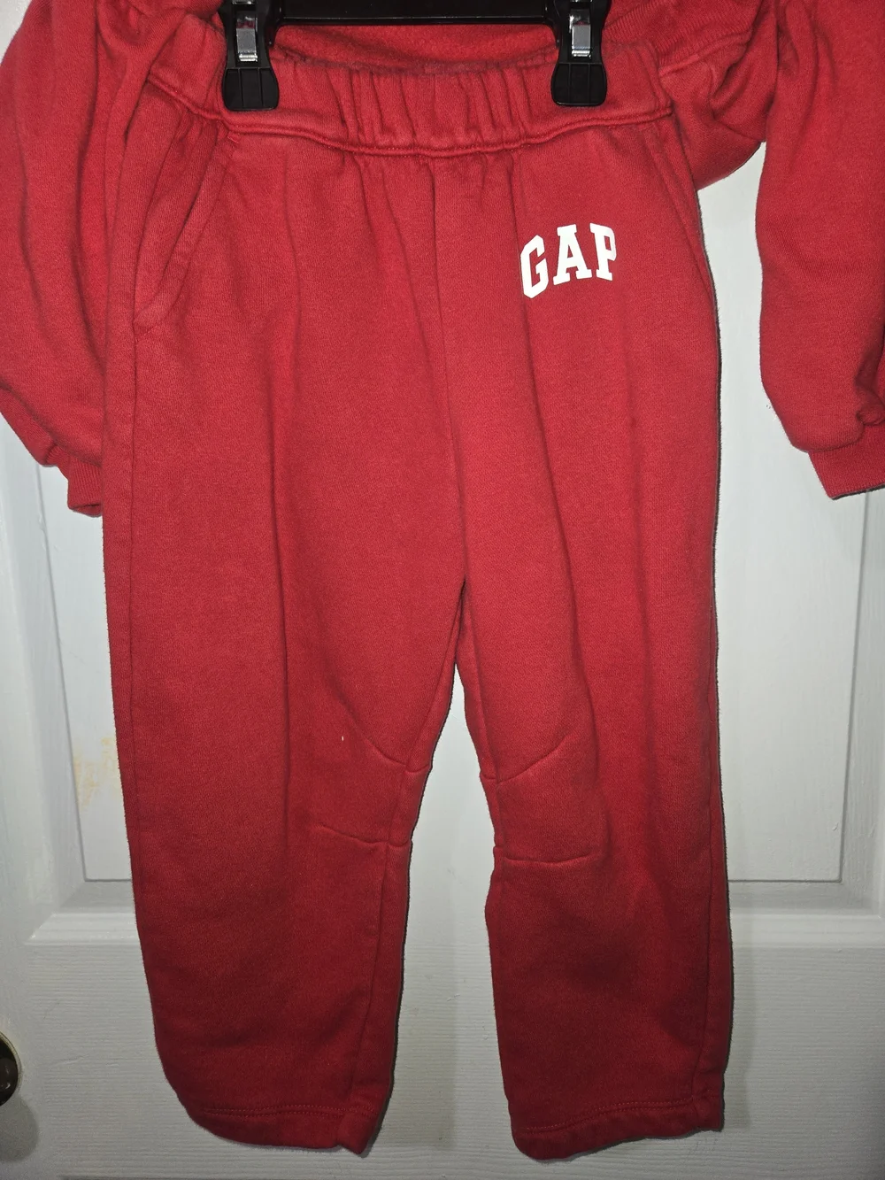 GAP x Minnie Mouse Red Kids Sweatshirt and Pants Set